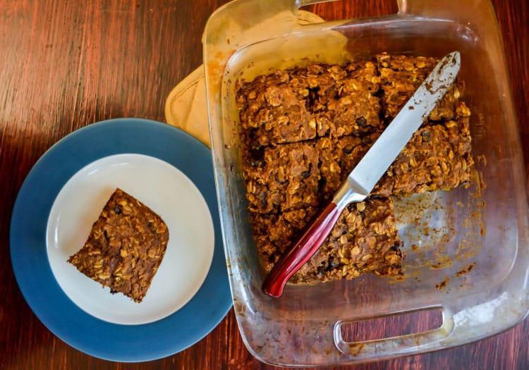 Pumpkin Oatmeal Bars