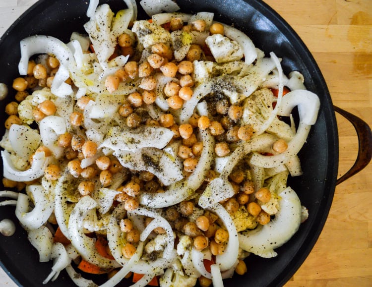 Crispy Chickpea and Sweet Potato Salad
