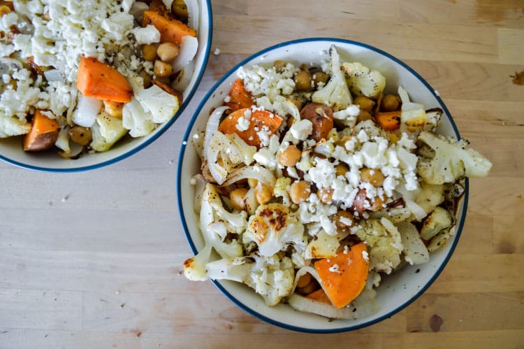 Crispy Chickpea and Sweet Potato Salad
