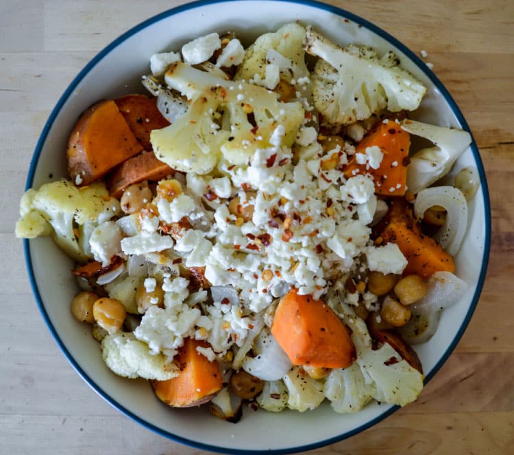 Crispy Chickpea and Sweet Potato Salad