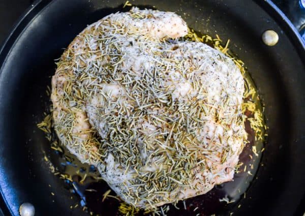 Rosemary and Shallot Roasted Chicken