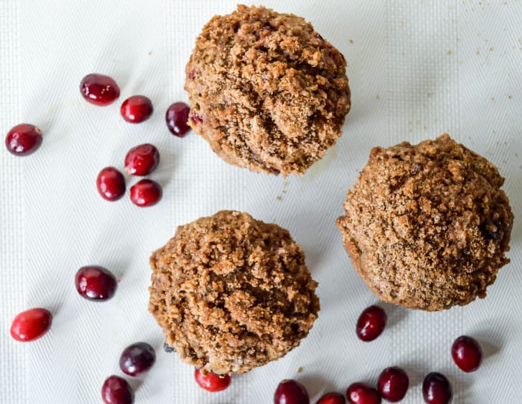 Cranberry Coffee Cake Muffins