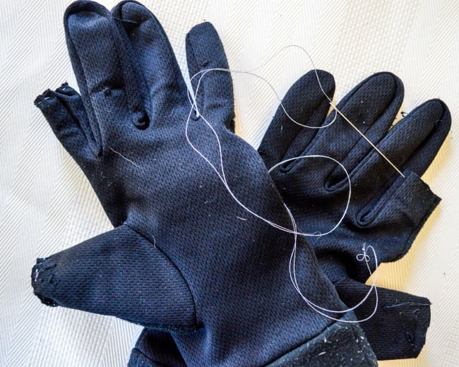 How to make fingerless running gloves