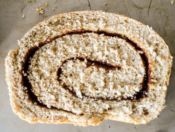 Vanilla Cinnamon Swirl Bread