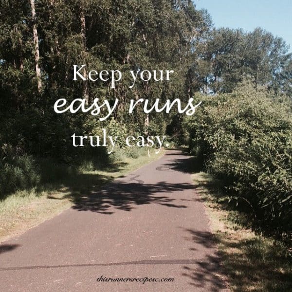 Keep your easy runs truly easy. | This Runner's Recipes