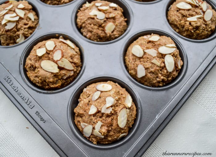 Ginger Almond Oat Muffins