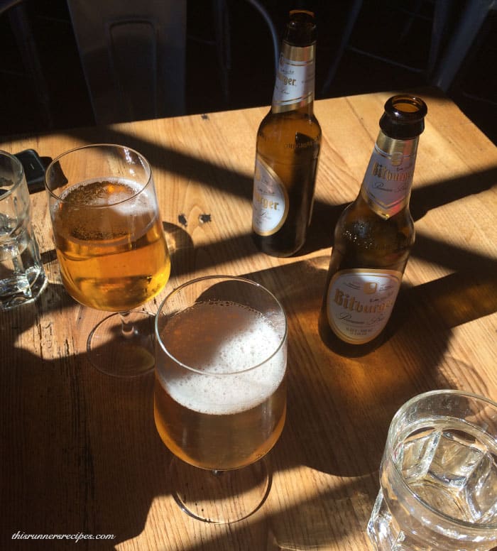 Bitburger Beer at Seattle Public Market