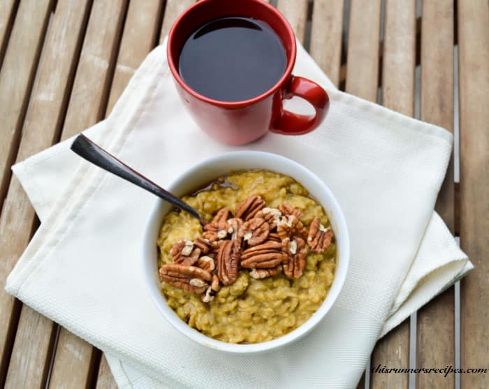Kabocha Squash Maple Oatmeal Gluten free Vegetarian