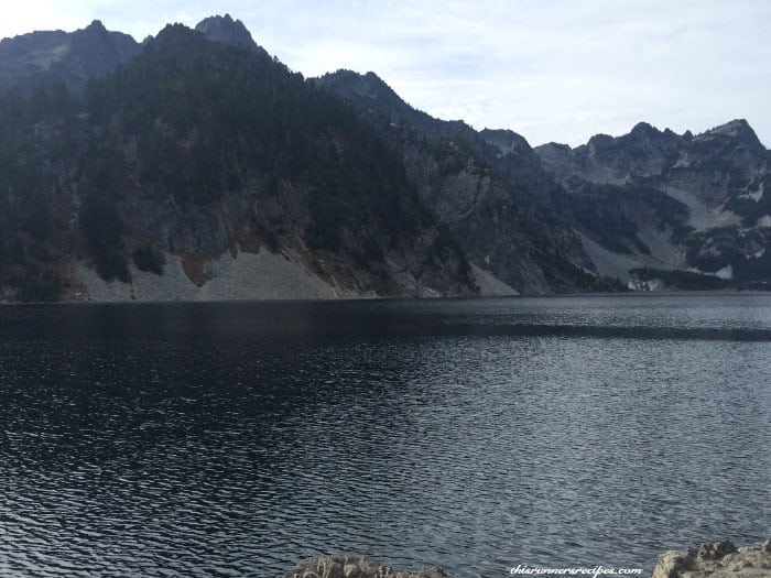 Hiking at Snow Lake in the Washington Cascades