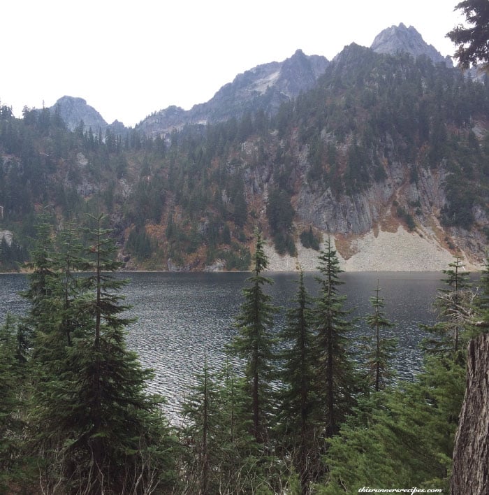 Hiking at Snow Lake in the Washington Cascades