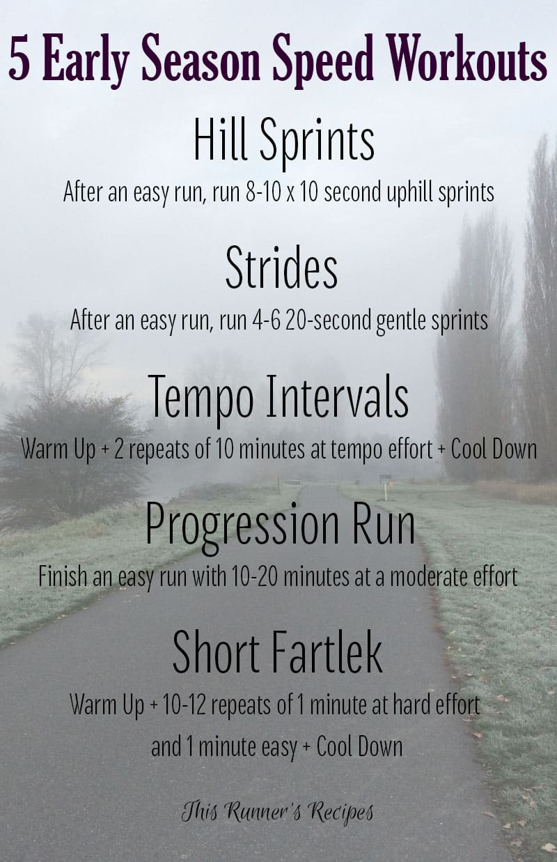 5 Early Season Running Workouts to Safely Build Speed