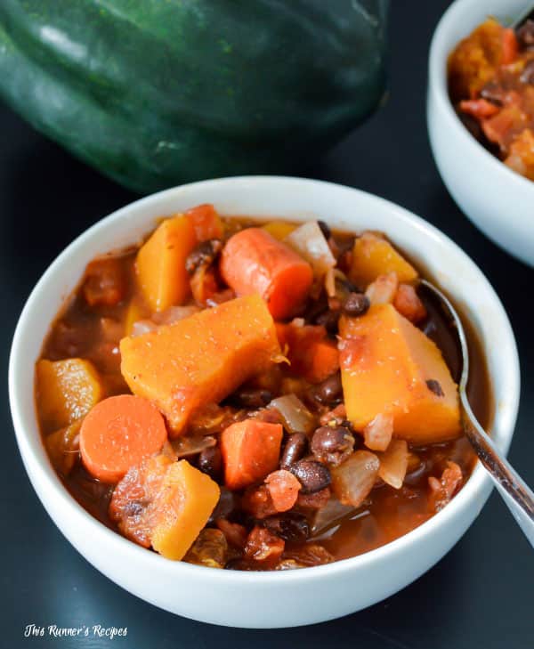 Black Bean Acorn Squash Chili