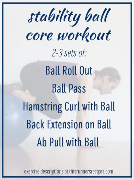 Stability Ball Core Workout: 5 Stability Exercises to Strengthen Your Core for Faster Running