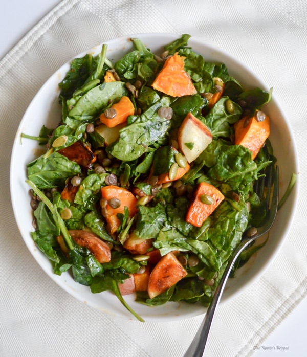 Butternut Squash Lentil Salad