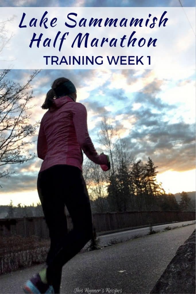 Lake Sammamish Half Marathon Training Week 1