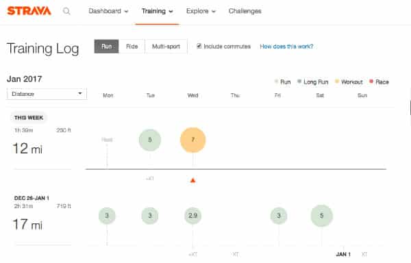 Winter 2017 Running Goals