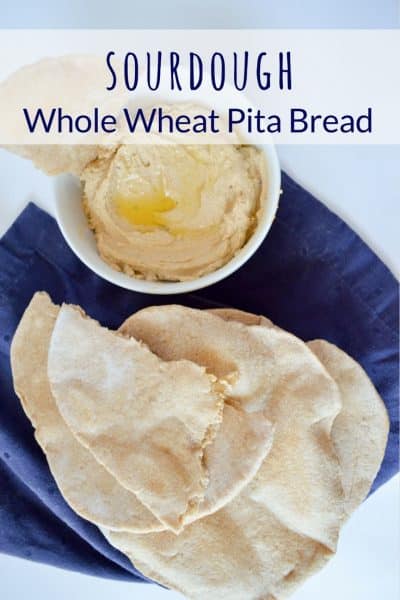 Sourdough Whole Wheat Pita