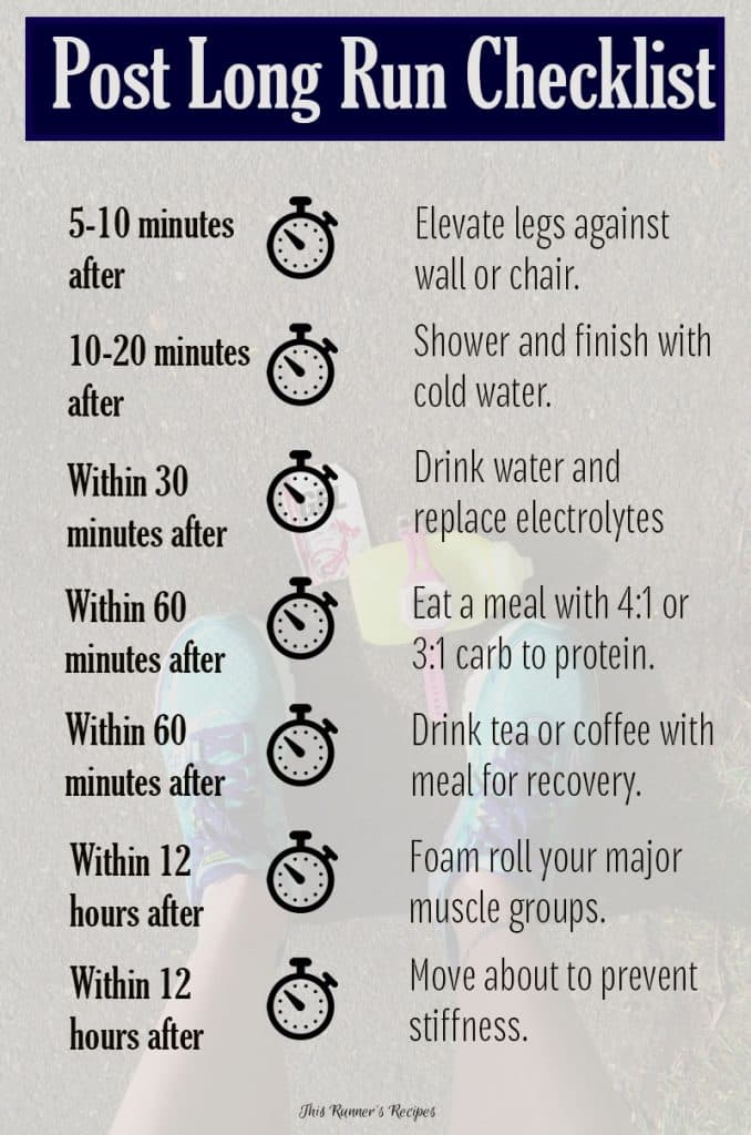 How to Maximize Your Long Run: Long Run Recovery Checklist