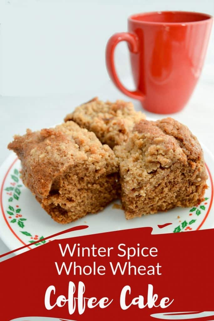 Winter Spice Whole Wheat Coffee Cake made with Stonyfield Organic Yogurt