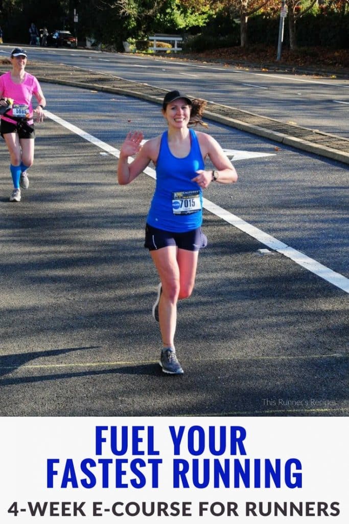 Fuel Your Fastest Running E-course: Avoid the wall, eliminate GI distress, and maximize performance with this four week e-course from a certified running coach