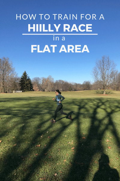 Training for a Hilly Race in a Flat Area