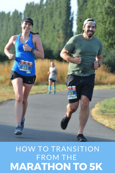 Transitioning from the Marathon to 5K