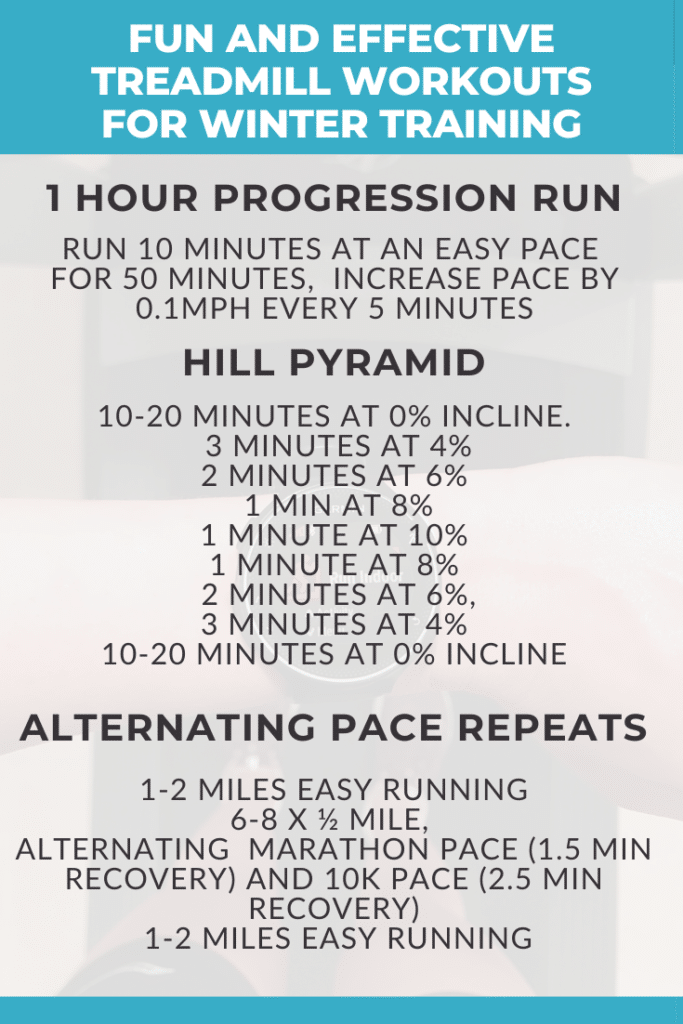 Four Treadmill Workouts for Winter Training