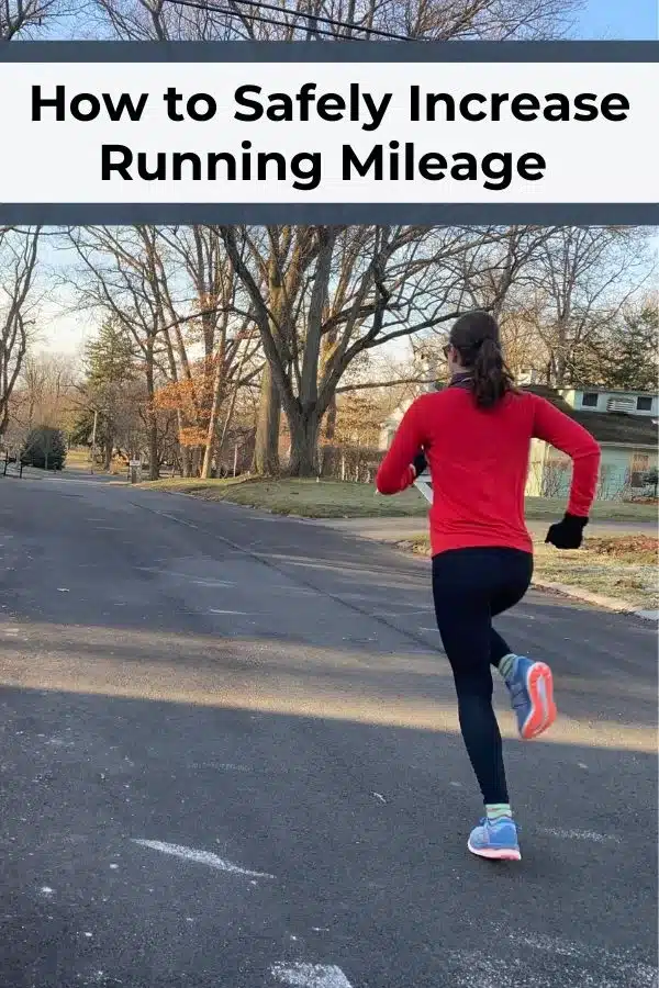 Read the full article for advice on how to increase running mileage without getting injured